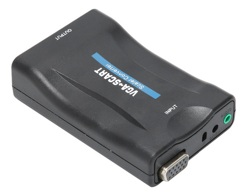 Convertidor Vga A Scart, Adaptador De Video Hd, Suministros