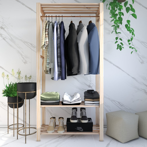 Sapateira Closet Roupas Guarda Estilo Contemporâneo 