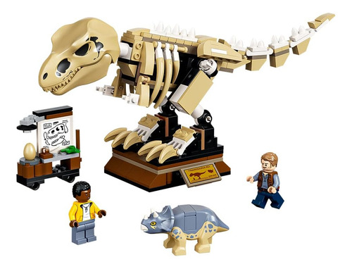 Lego Jurassic World Exposición De Fósiles De Dinosaurios T.r