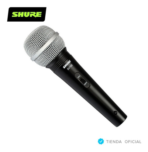 Imagen 5 de 10 de Micrófono Dinámico Shure Sv100 Multipropósito Con Cable