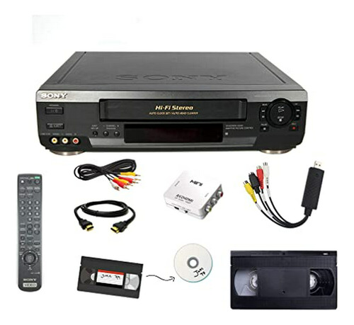  Pack Vcr Vhs  Con Accesorios Para Transferir 