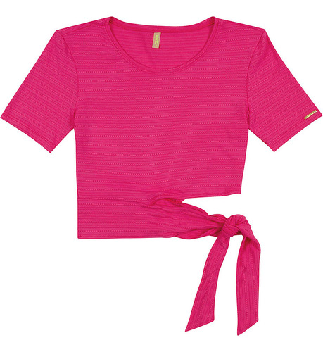 Blusa Com Amarração Feminino Adulto Cativa