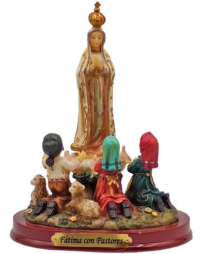 Figura Religiosa Virgen Fatima Pastores Diangelo® Mod.556332