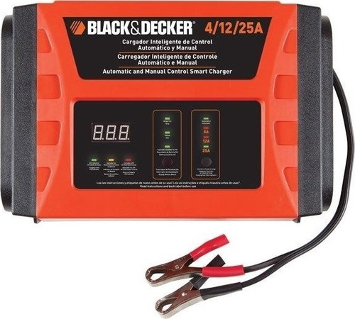 Cargador De Batería Auto Inteligente 12v Black + Decker Bc25