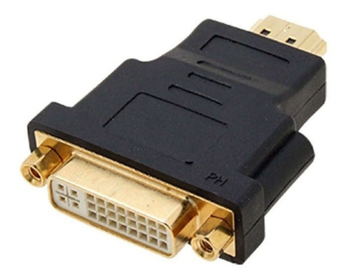 Imagen 1 de 1 de Adaptador Hdmi Macho A Dvi Hembra 24+5