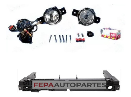 Kit Faros Auxiliares Antinieblas Renault Clio 2 Ii 06 / 12