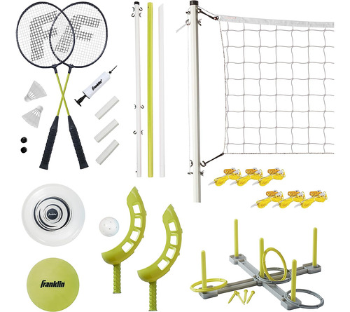 Fun 5 Combo Set - Bádminton, Voleibol, Flip Toss, Flyi...