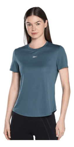 Remera Reebok Running Dama Speedwick Tee Blue - Menpi