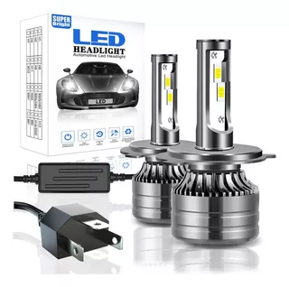 H7 H11 H4 9005 9006 9007 Kit Faros Delanteros Led 28000lm 1