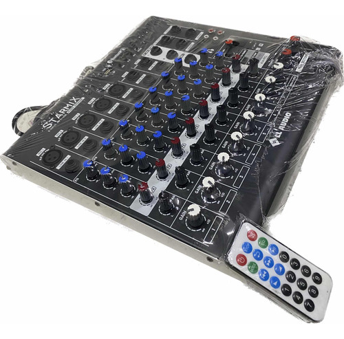 Mesa Som 8 Canais Xms802r Ll Audio Console Novo Bluetooth