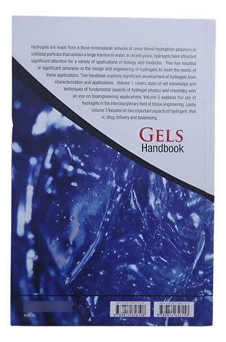 Gels Handbook Fundamentals Properties Applications 3 Volumes Utkan Demirci 2016