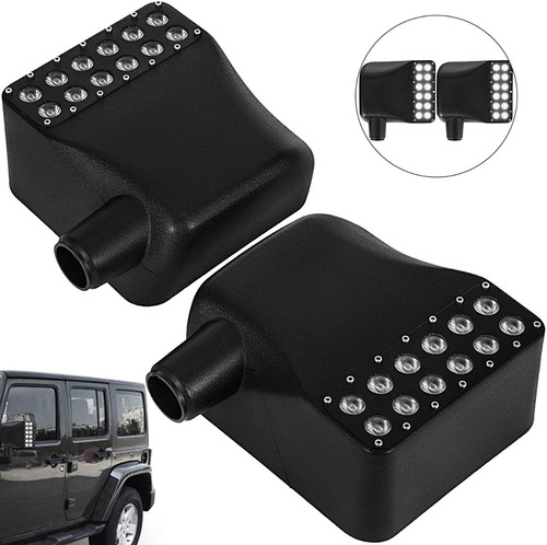 Carcasa Espejos Led Jeep Wrangler Jk 2007/2018