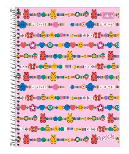 Caderno Cd Universitario Spice Fem 1m 80f Tilibra