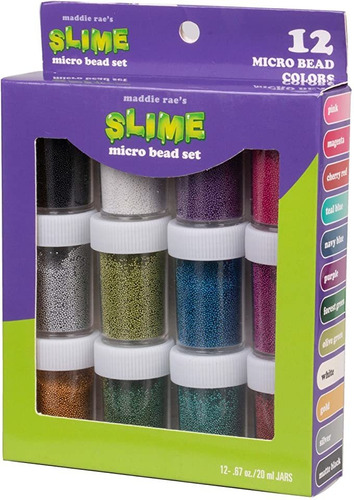 Maddie Raes Slime Microcuentas Metálicas 12 Unidad Envío Gratis