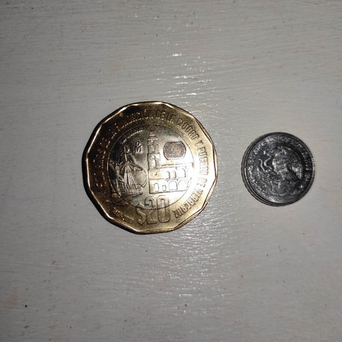 Moneda 20 Pesos Puerto Veracruz