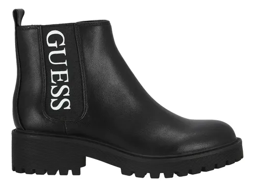 Botin Guess Para Mujer Negro Gfskylena