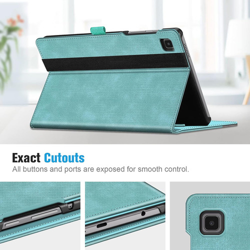 Funda Con Tapa Soporte Azul Para Samsung Galaxy Tab A7 Lite