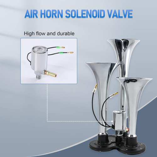12v 24v Tren Carro Aire Cuerno Eléctrico Solenoide Válvula R