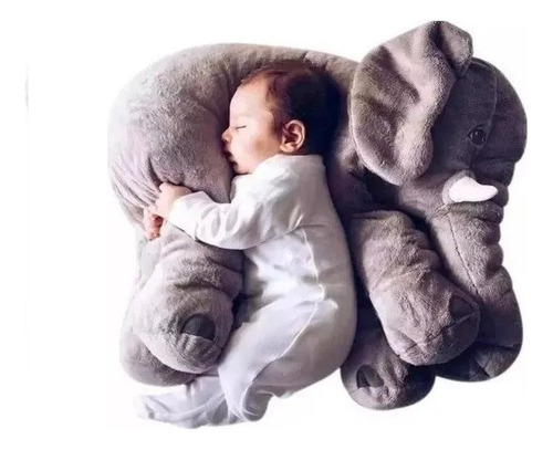 Bebê Travesseiro Elefante Almofada Pelúcia Enxoval Grande 99