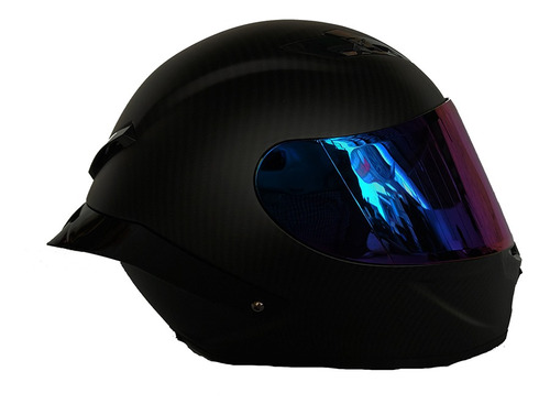 Casco Moto  Kov Kc1 Integral Negro Carbon Certificado 