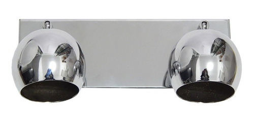 Imagen 4 de 10 de Aplique Baño Pared 2 Luces Cobre Bocha Moderno Led