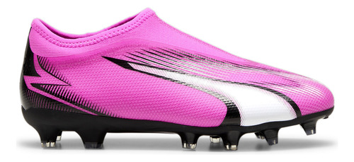 Botines Puma Ultra Match Fg/ag Jr Niños Fútbol Rosa