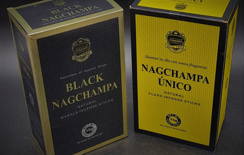 Imagen 2 de 6 de Incienso Masala Nag Champa Unico Anand X12 India Calidad