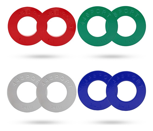 Placa Fraccionaria Olimpica (par Lb) Peso Total: Libras)