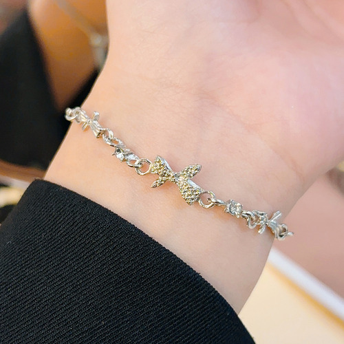 2 Pulseras Con Lazo Y Nudo Para Mujer, Pulseras De Cadena El