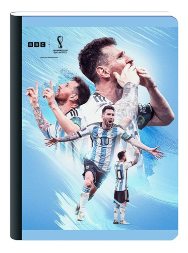 Cuadernos Cosidos 50h Personalizados Messi