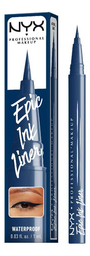 Delineador De Ojos Epic Ink Liner Matte De Nyx Midnight Rise Mate