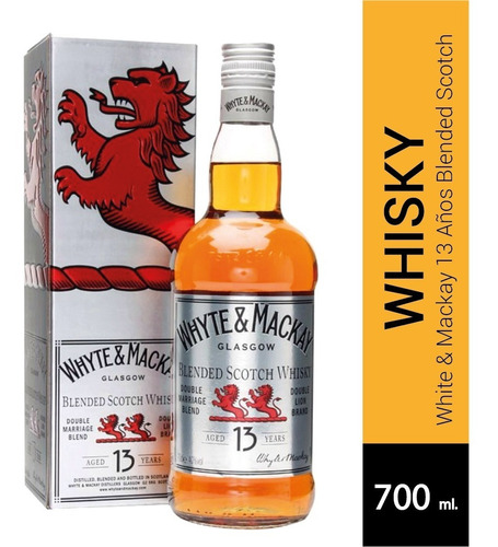 Whisky Whyte And Mackay 13 Años Blended Scotch