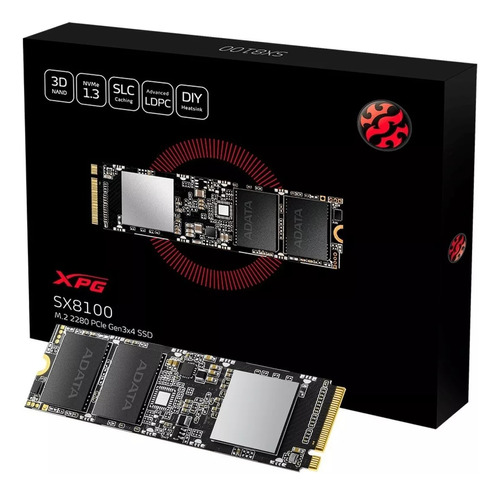 Hd Ssd M.2 256gb Pci-e 3.0 X4 Sx8100 Nvme Xpg Adata 2947