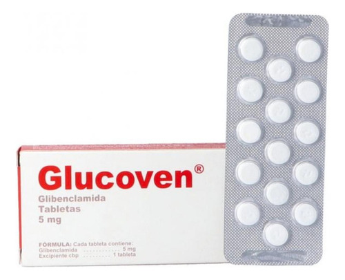 Glucoven 5 Mg Caja Con 30 Tabletas