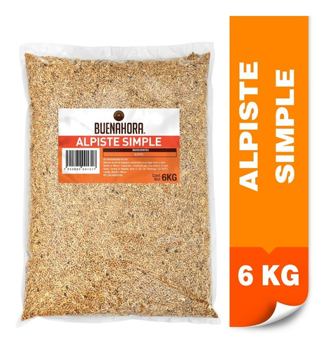 Alpiste Simple Para Aves Natural 6 Kg Envío Gratis