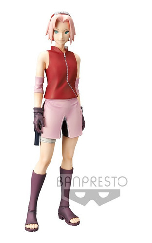 Sakura Haruno Naruto Shippuden Grandista Banpresto Figura Or