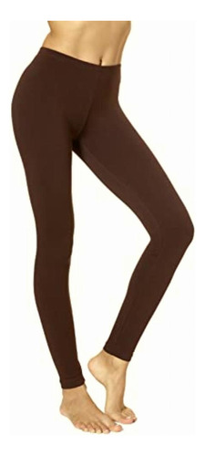 No Nonsense Legging De Algodón Para Mujer, Espresso, M