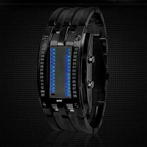 Binario Reloj Electrónico Pareja Con Impermeable Led 2pc