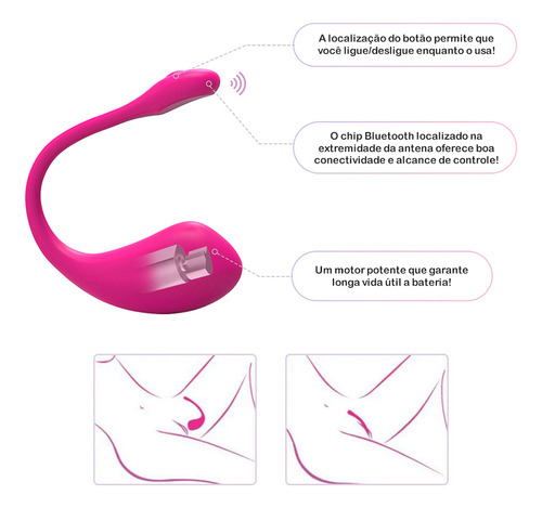 Vibrador Via App Sem Fio Qualquer Lugar Do Mundo Remoto