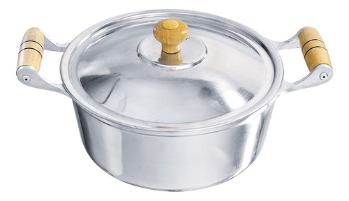 Caçarola Pequena 16 Cm Alumínio Fundido 1 Litro Batido