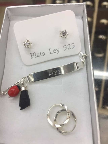 Imagen 2 de 9 de Esclavitas De Plata Para Niño(a)