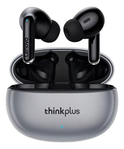 Fone De Ouvido In-ear Sem Fio Lenovo Bluetooth He05 Xt88 Branco Com Luz Azul Led