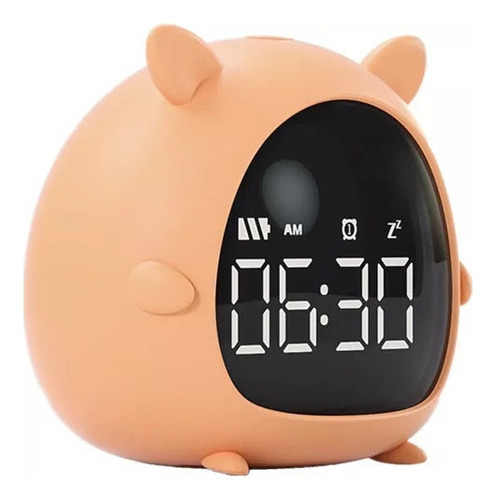 Mini Reloj Electrónico Digital Led Estudiante Carga Usb Color Pippi Fox