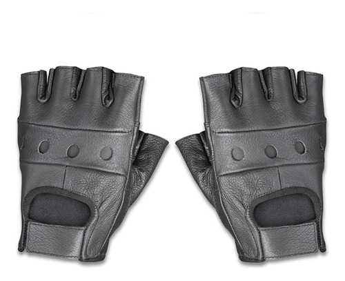 Guantes Para Manejo Raider, Tipo Mitones, Negro, Talla L