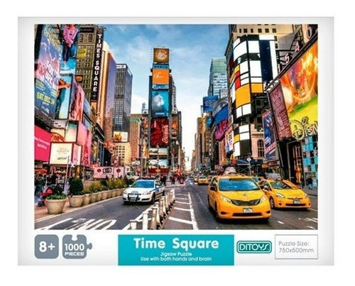 Rompecabezas 1000 Piezas Time Square Calles