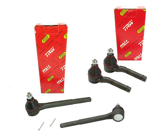 Kit 4 Terminais Ponteira Direcao Blazer S10 Trw Varga