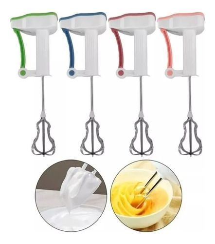 Batidor Mezclador Manual Utensilio Cocina Repostería Huevos