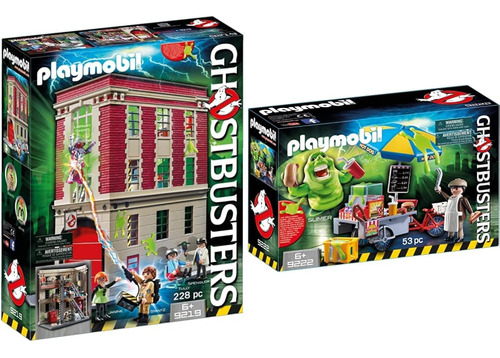 Playmobil Ghostbusters: Slimer Con Puesto De Hot Dogs