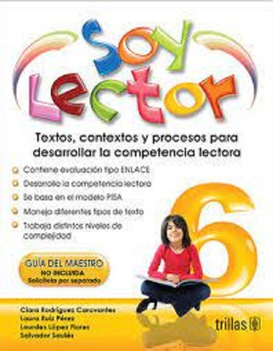 Soy Lector 6 Editorial Trillas