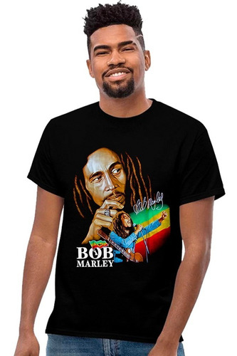 Playera Bob Marley Diseño 01 Grupos Musicales Beloma